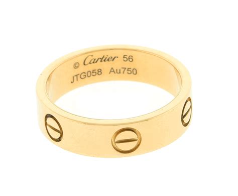 cartier rose gold ring